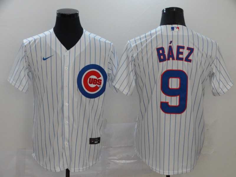 Cubs 9 Javier Baez White 2020 Nike Cool Base Jersey,We sell and wholesale Cubs 9 Javier Baez White 2020 Nike Cool Base Jersey on line form chian!